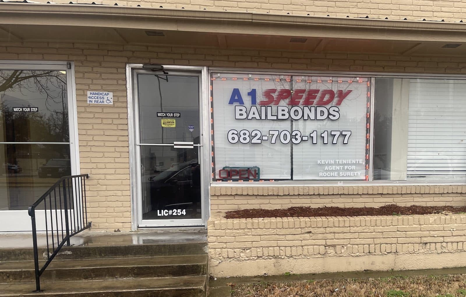 A1 Speedy Bail Bonds office at 1015 Pennsylvania Ave, Suite 2, Fort Worth
